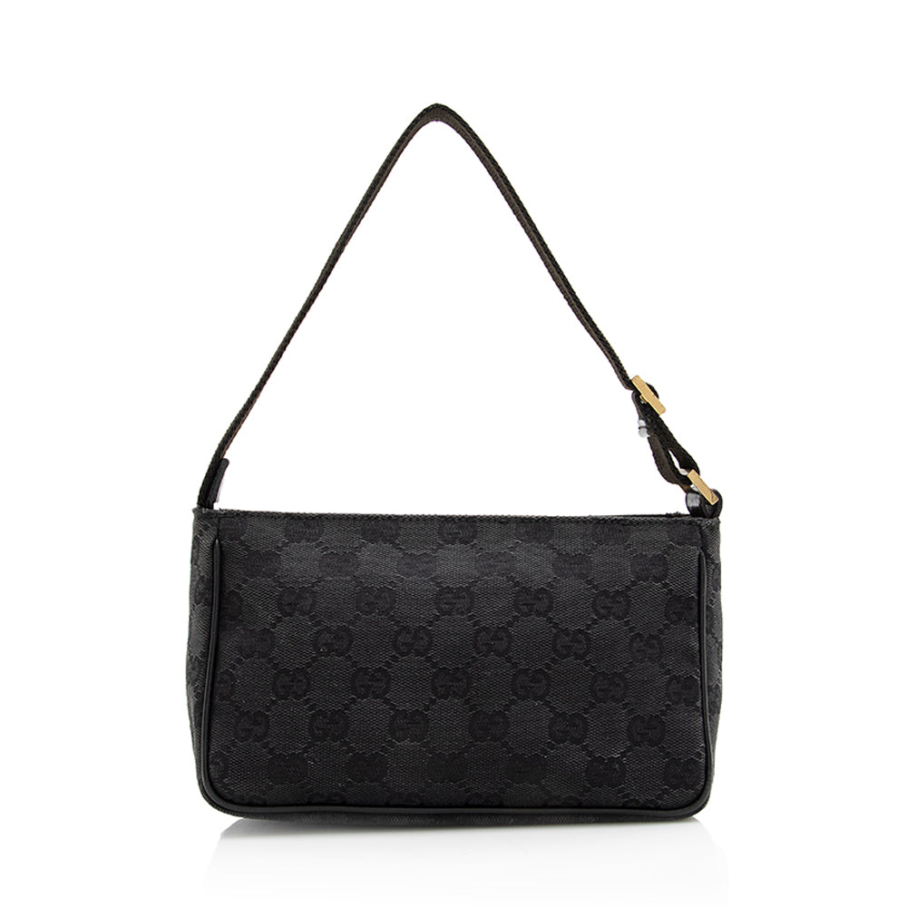 Gucci Leather Canvas Clutch Style 6