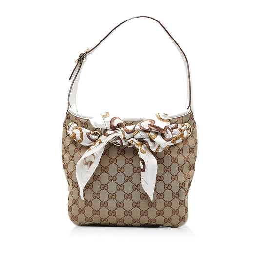Gucci GG Canvas Positano Hobo (SHG-muHc4f)