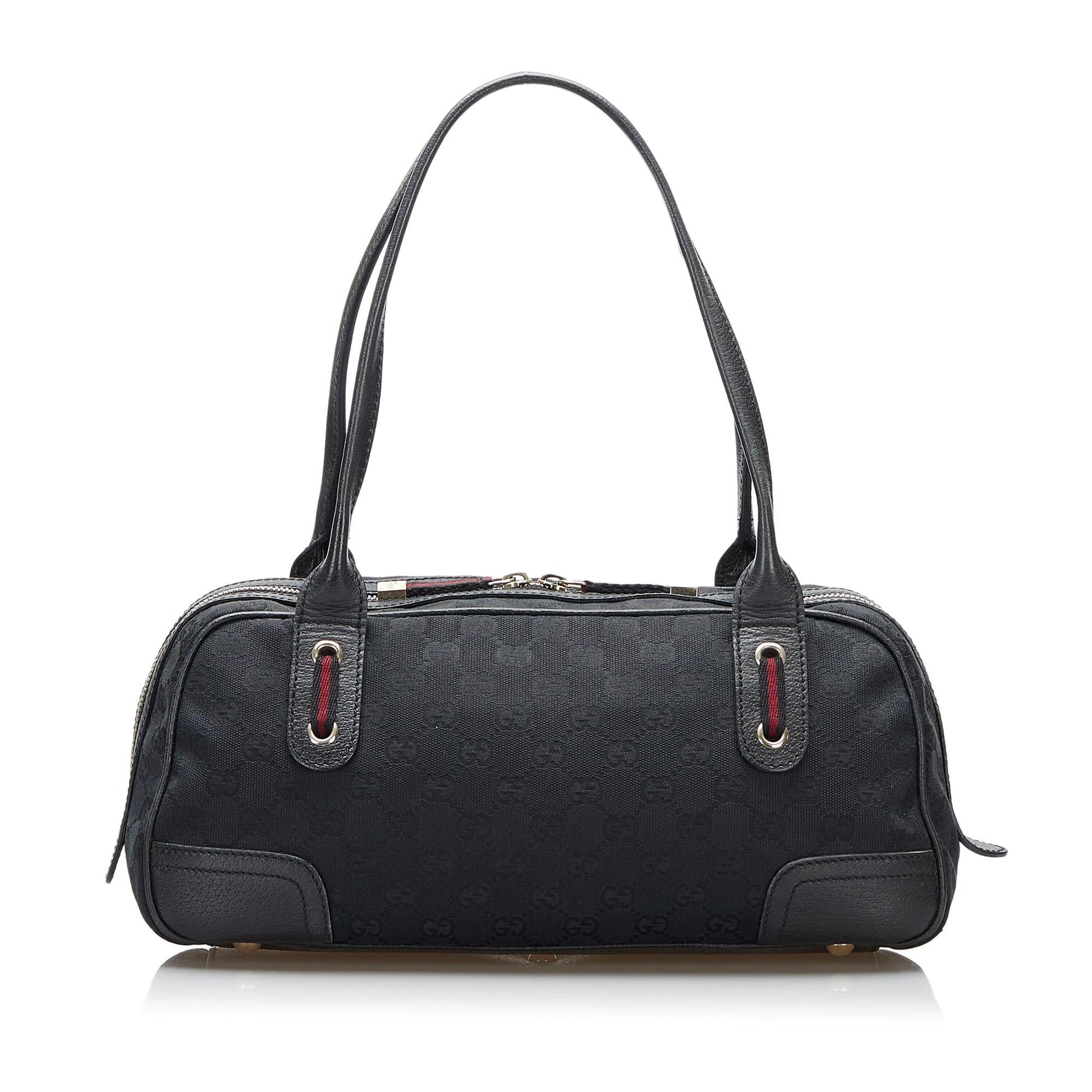 Gucci GG Canvas Princy Handbag (SHG-MdPlET)