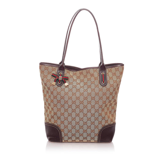 Gucci GG Canvas Princy Tote Bag (SHG-29182)