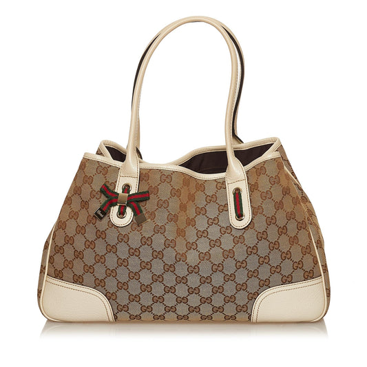 Gucci GG Canvas Princy Tote Bag (SHG-29435)