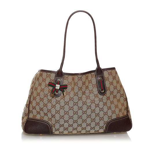 Gucci GG Canvas Princy Tote Bag (SHG-30396)