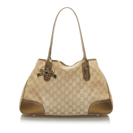 Gucci GG Canvas Princy Tote Bag (SHG-34005)