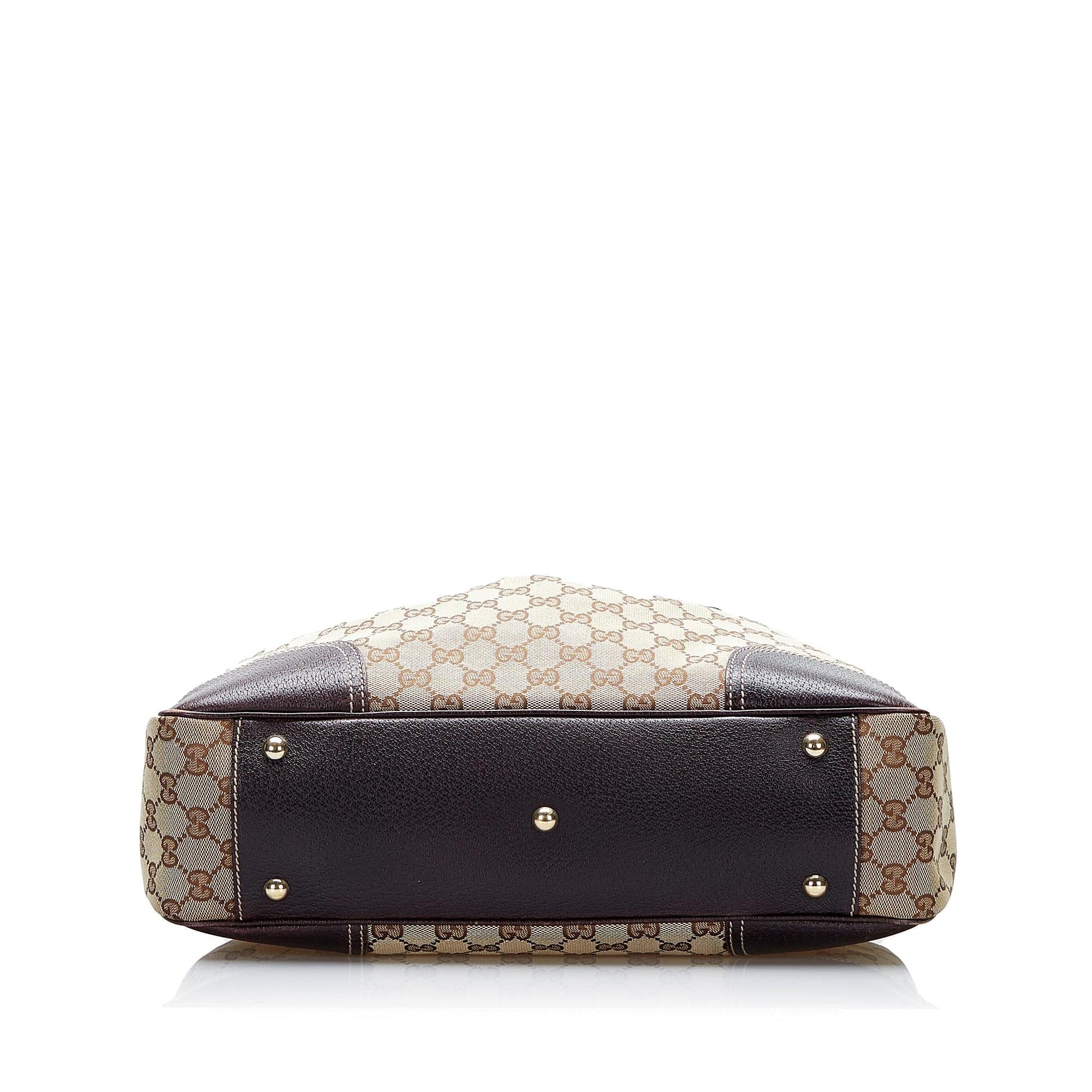 Gucci GG Canvas Princy Tote Bag (SHG-NumBEo)
