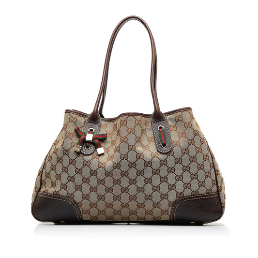 Gucci GG Canvas Princy Tote Bag (SHG-CgZKf5)