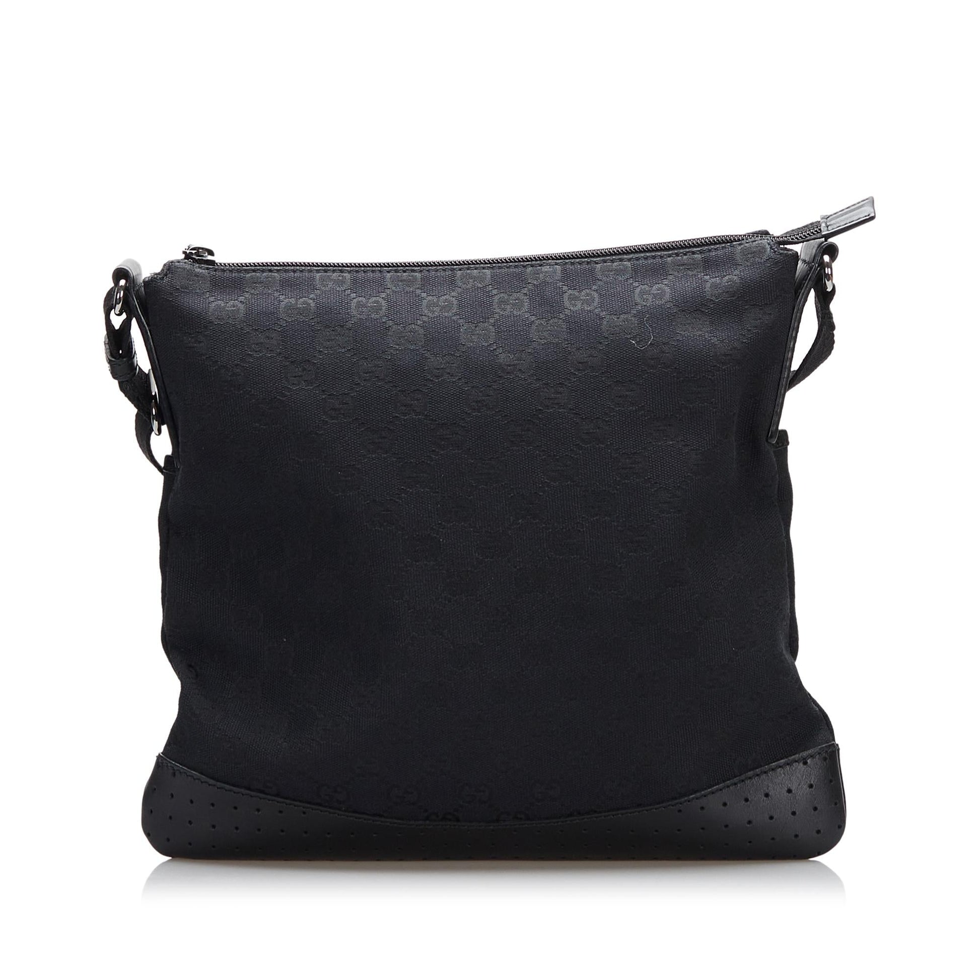 Gucci GG Canvas Punch Crossbody (SHG-CfvIV6)