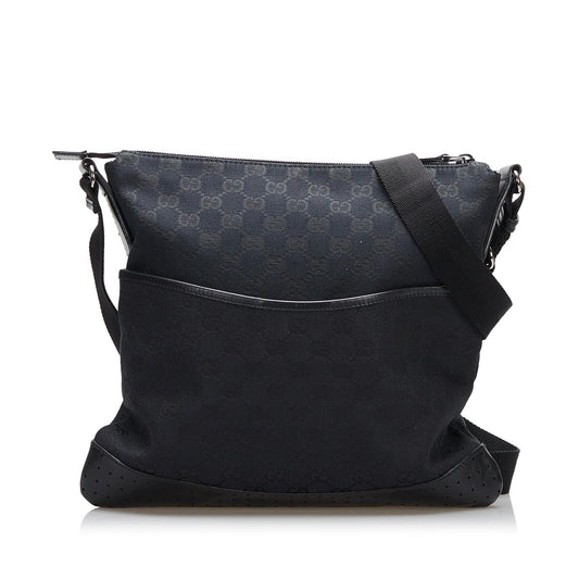 Gucci GG Canvas Punch Crossbody (SHG-CfvIV6)