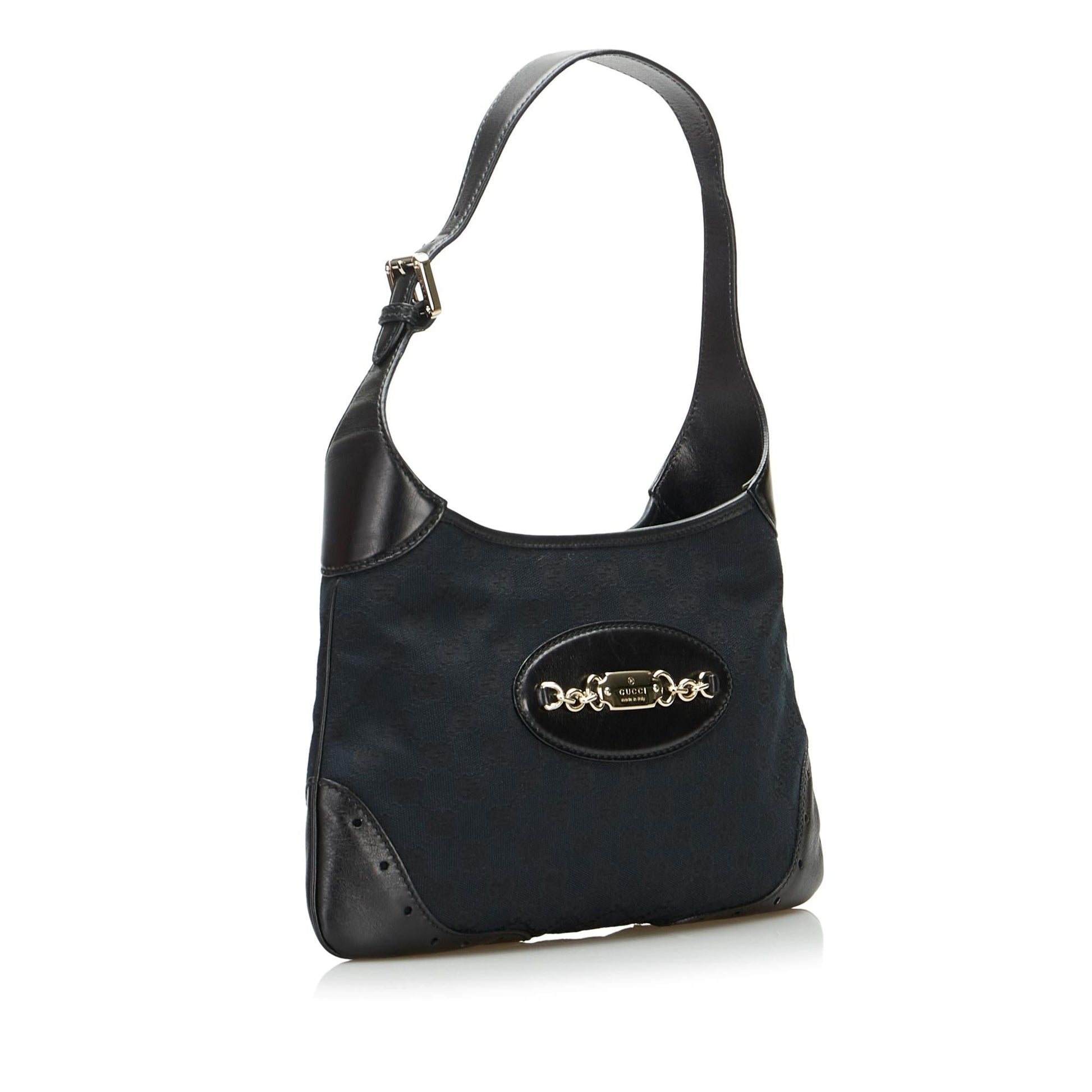 Gucci GG Canvas Punch Shoulder Bag (SHG-bcYNIO)