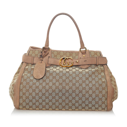 Gucci GG Canvas Running Tote Bag (SHG-30546)