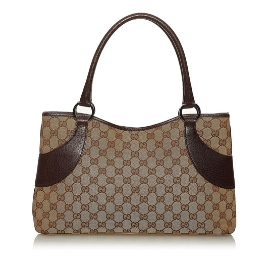 Gucci GG Canvas Shoulder Bag (SHG-29069)