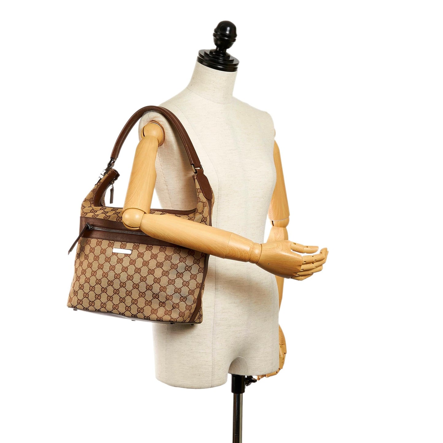 Gucci GG Canvas Shoulder Bag (SHG-30818)