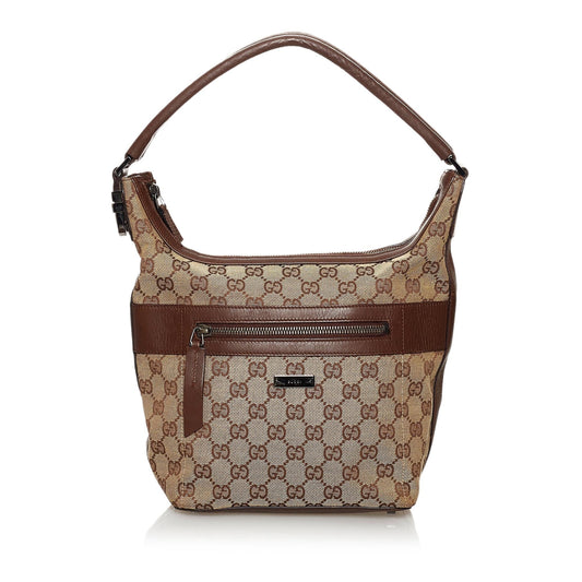 Gucci GG Canvas Shoulder Bag (SHG-31013)