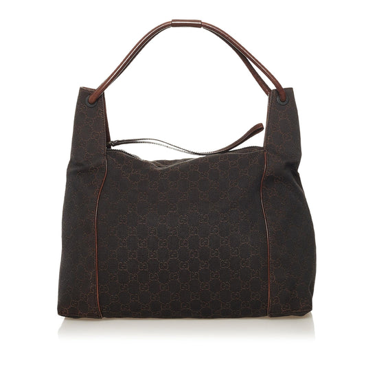 Gucci GG Canvas Shoulder Bag (SHG-35000)