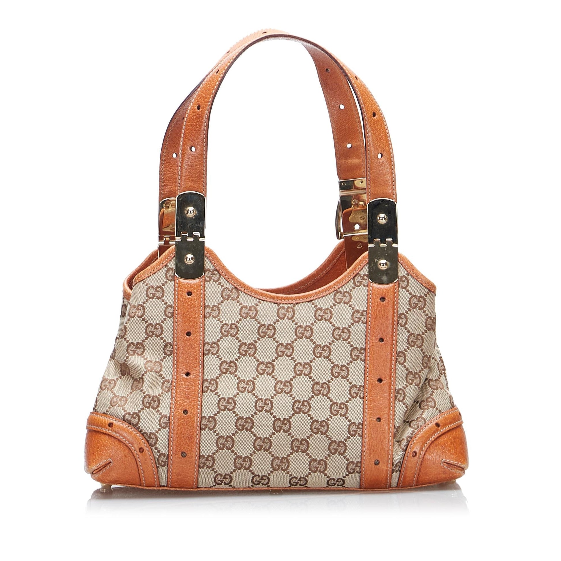 Gucci GG Canvas Shoulder Bag (SHG-83BnLV)