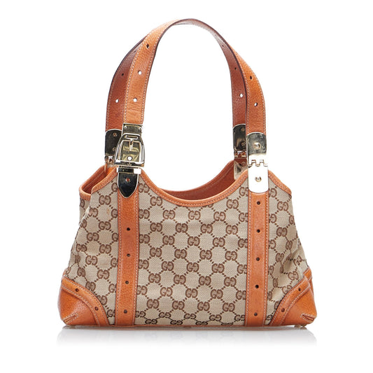 Gucci GG Canvas Shoulder Bag (SHG-83BnLV)