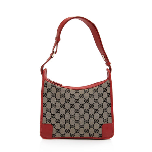 Gucci GG Canvas Square Small Hobo (SHF-YQ7fDI)