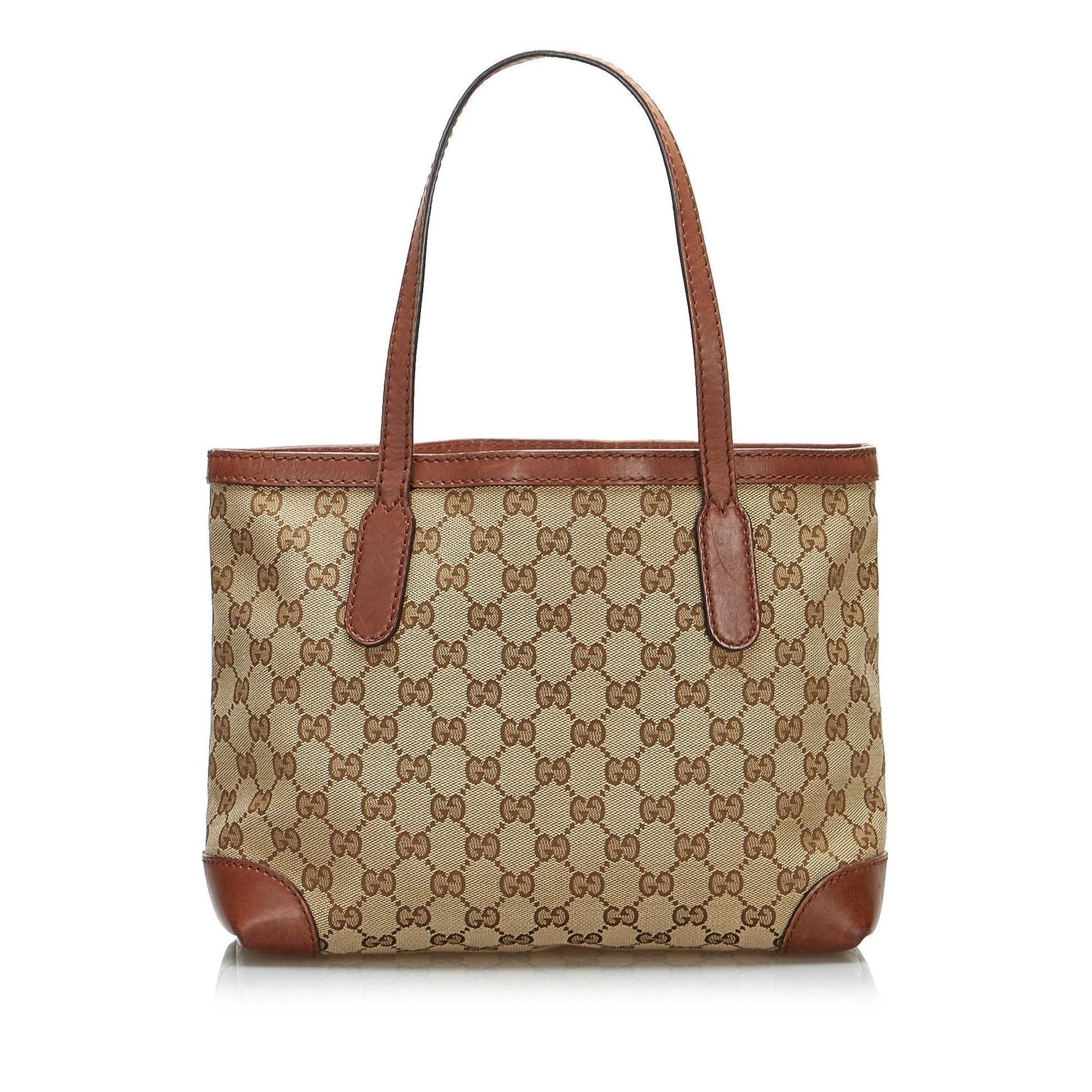 Gucci GG Canvas Stirrup Handbag (SHG-4H8XJO)