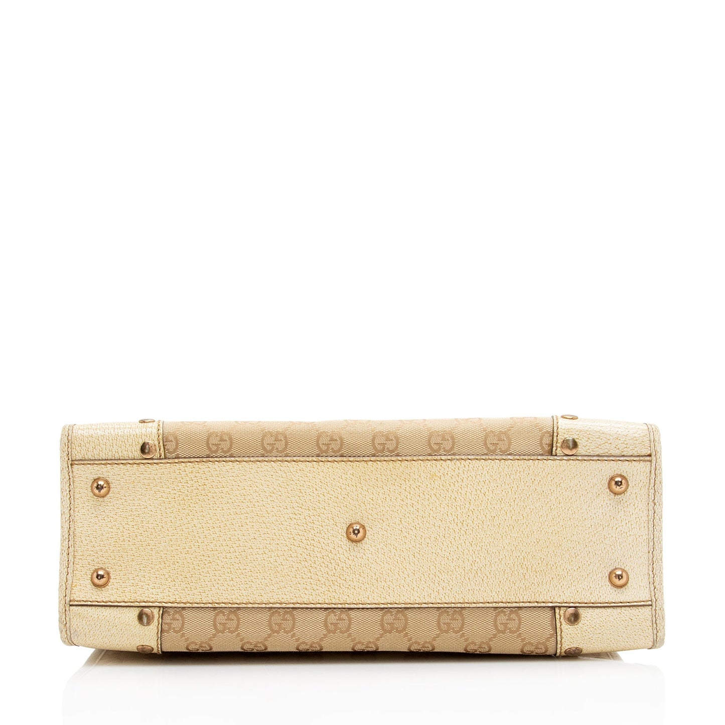 Gucci GG Canvas Studded Tote (SHF-22871)