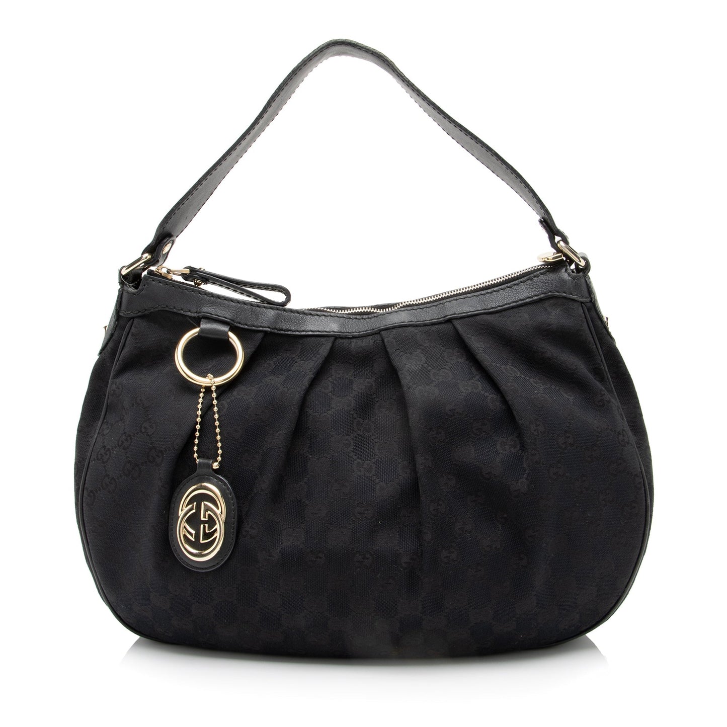 Gucci GG Canvas Sukey Hobo (SHF-23397)