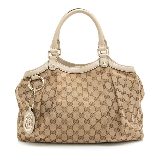 Gucci GG Canvas Sukey Medium Tote (SHF-uAnFOn)