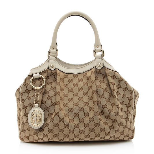 Gucci GG Canvas Sukey Medium Tote (SHF-3eaLnU)