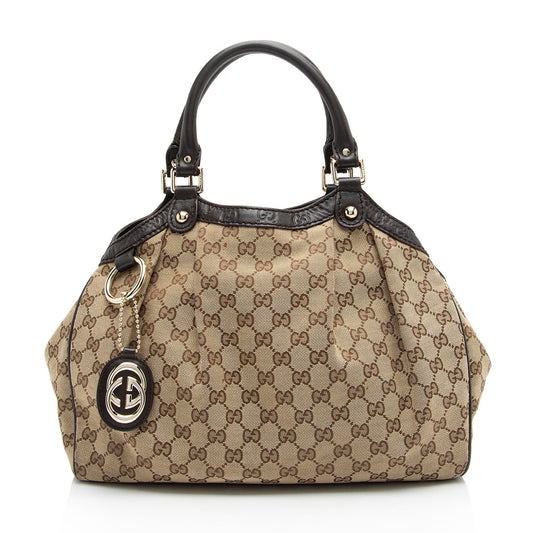 Gucci GG Canvas Sukey Medium Tote (SHF-c4aPQz)