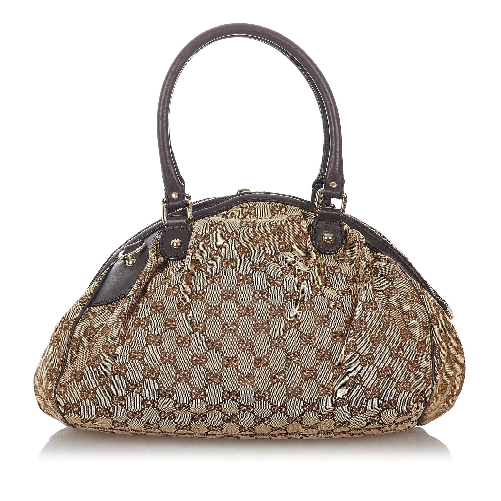 Gucci Sukey Canvas Satchel Style 3