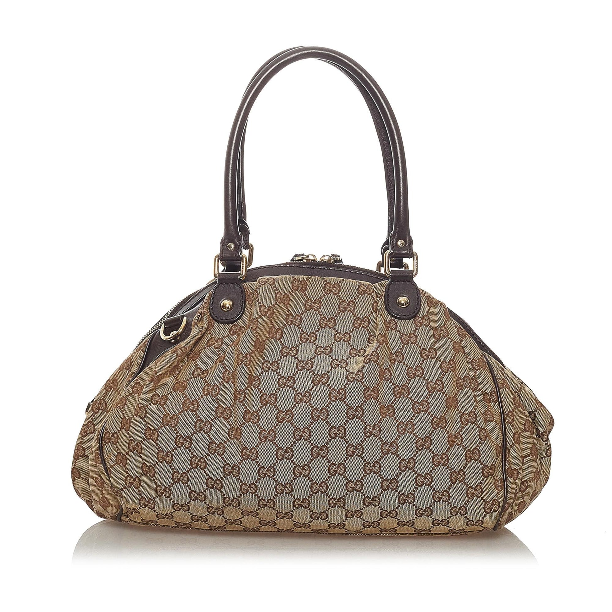 Gucci Sukey Canvas Satchel Style 1