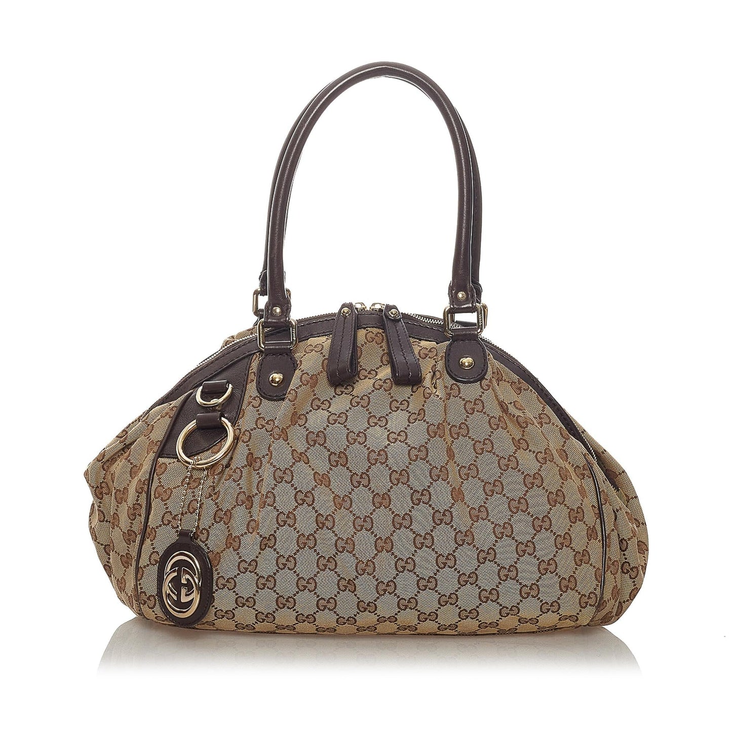 Gucci Sukey Canvas Satchel Style 1