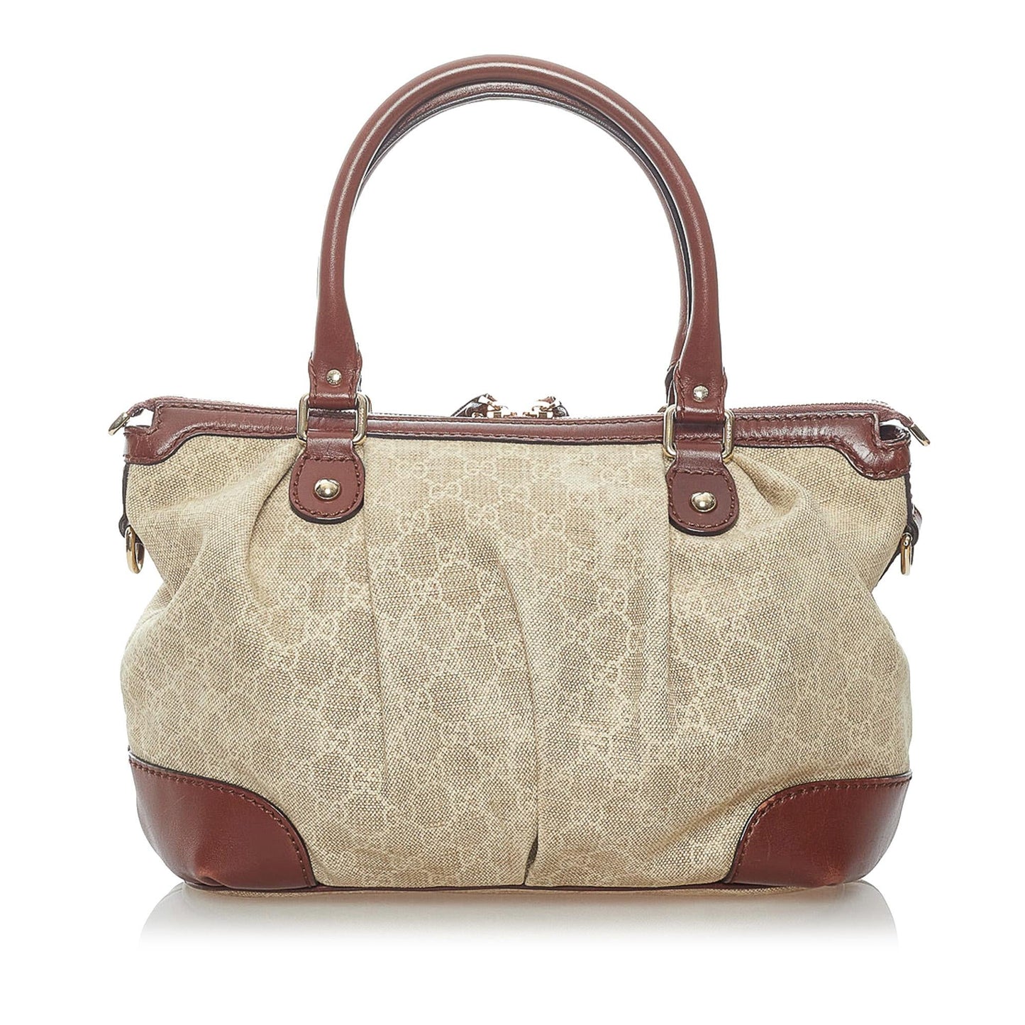Gucci GG Canvas Sukey Satchel (SHG-32672)