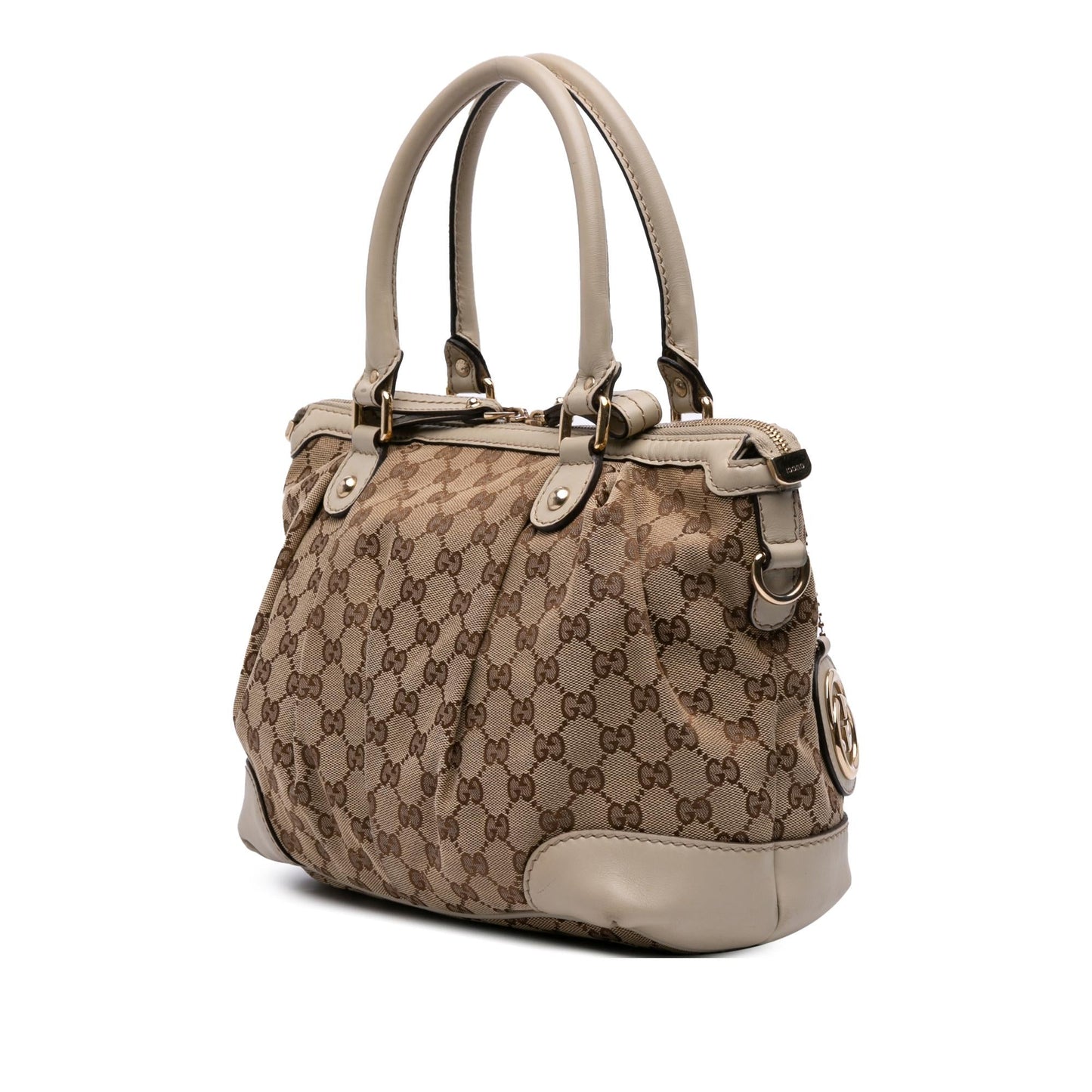 Gucci GG Canvas Sukey Satchel