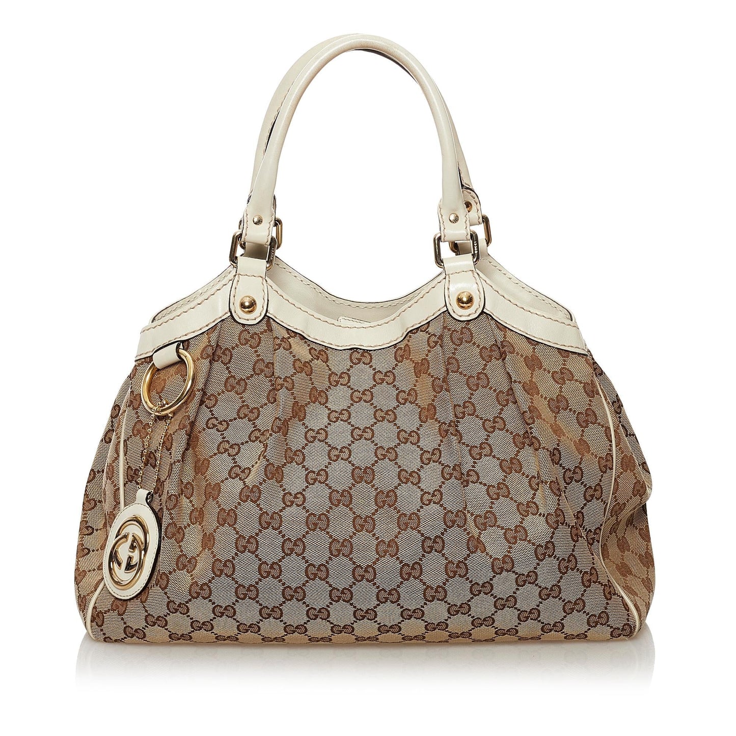 Gucci GG Canvas Sukey Tote Bag (SHG-31571)