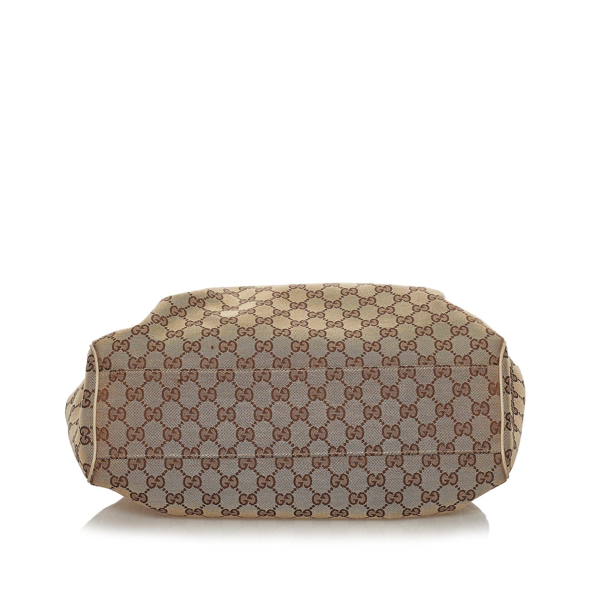 Gucci GG Canvas Sukey Tote Bag (SHG-33465)