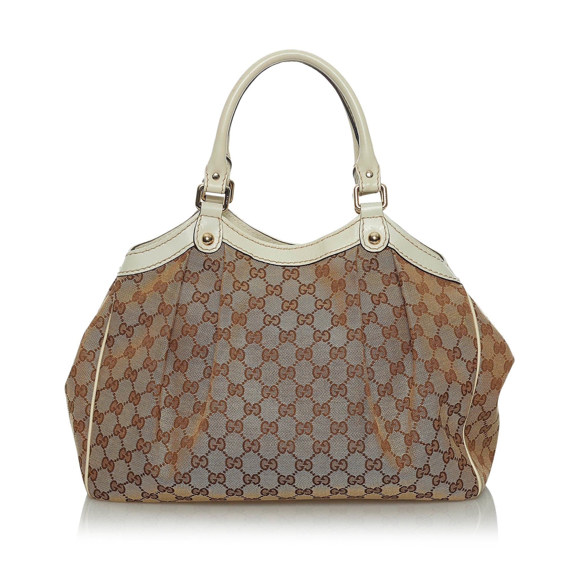 Gucci GG Canvas Sukey Tote Bag (SHG-33951)