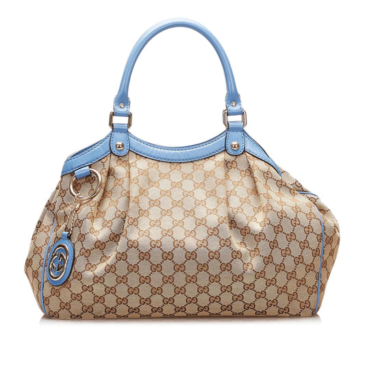 Gucci GG Canvas Sukey Tote Bag (SHG-35500)