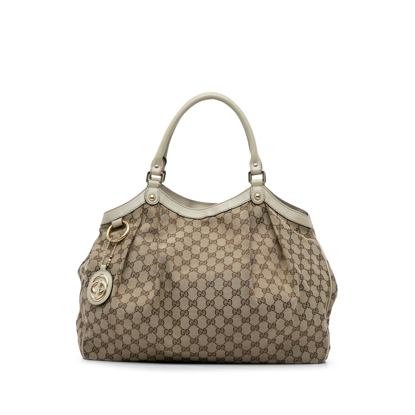Gucci GG Canvas Sukey Tote (SHG-7pSVx4)