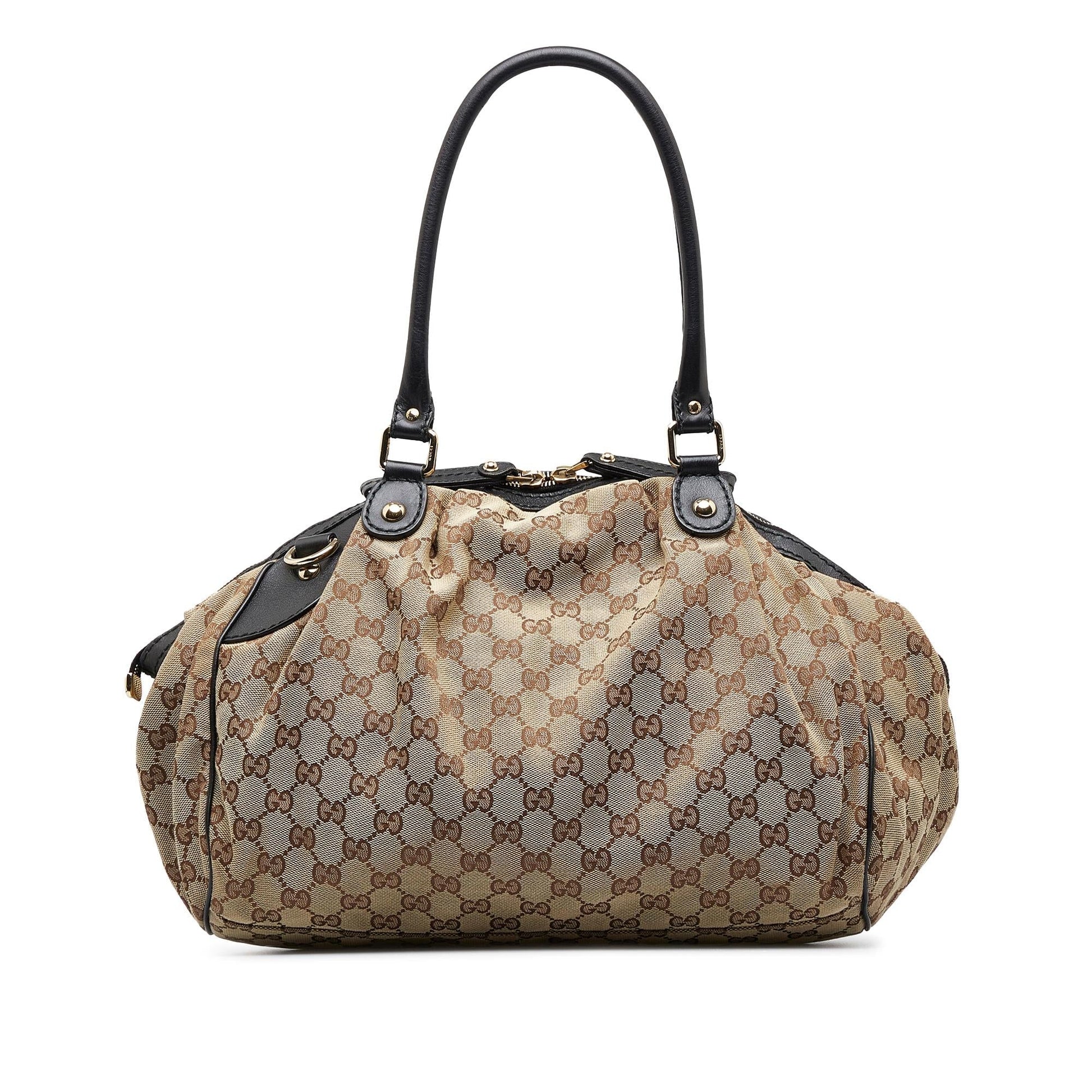 Gucci Monogram Canvas Crossbody