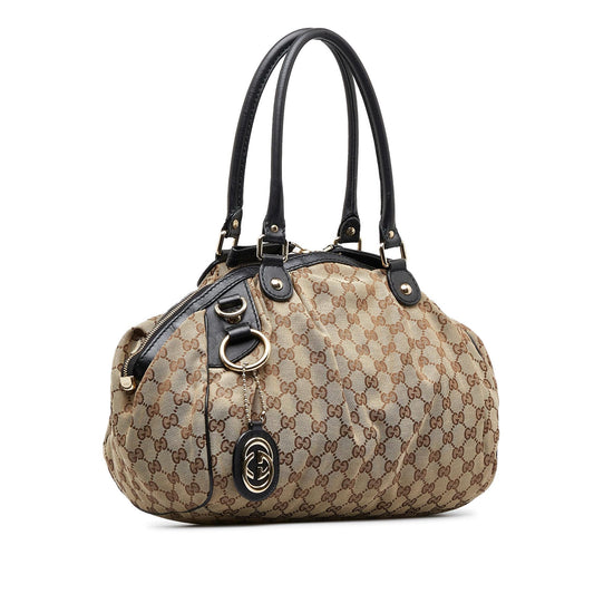 Gucci Monogram Canvas Crossbody