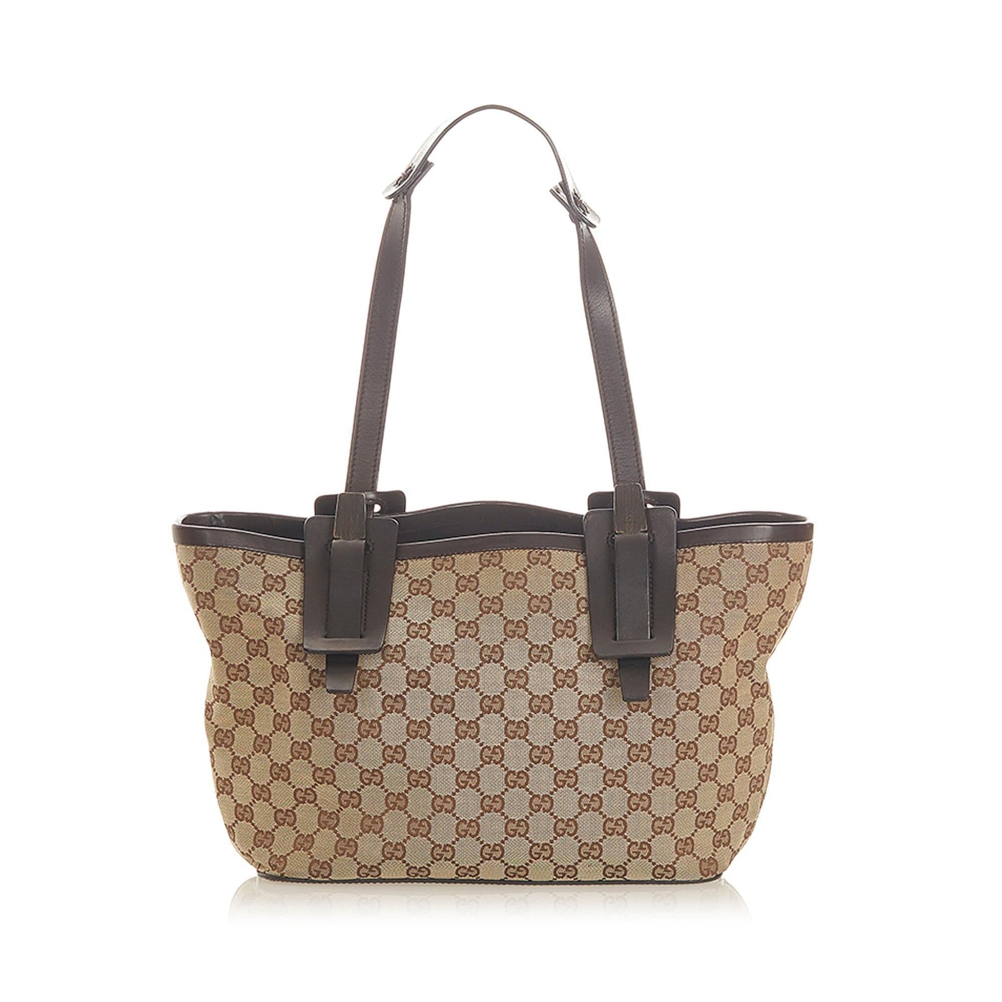 Gucci Monogram Canvas Tote