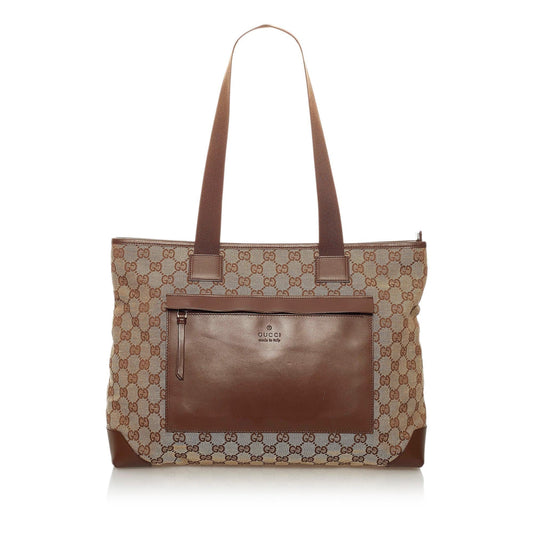 Gucci GG Canvas Tote Bag (SHG-29374)