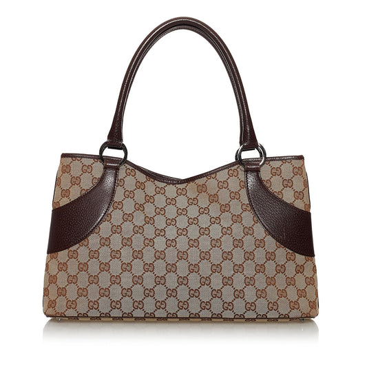 Gucci GG Canvas Tote Bag (SHG-30617)