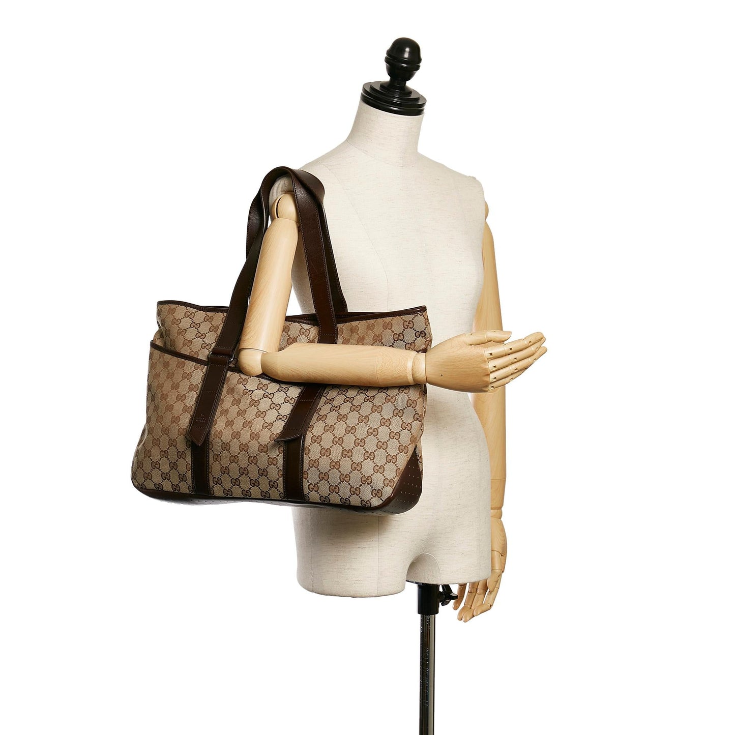 Gucci GG Canvas Tote Bag (SHG-31016)