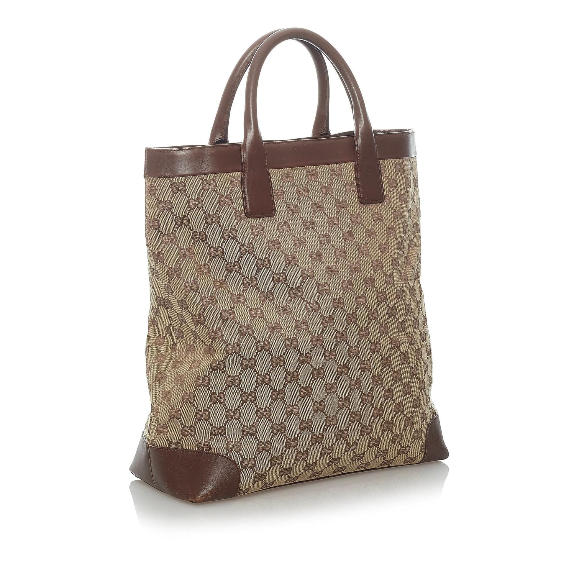 Gucci GG Canvas Tote Bag (SHG-33378)