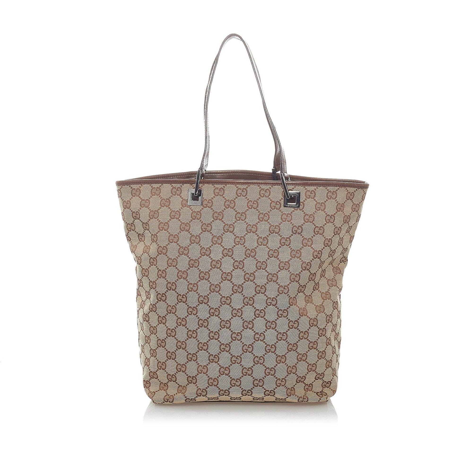 Gucci GG Canvas Tote Bag (SHG-34759)