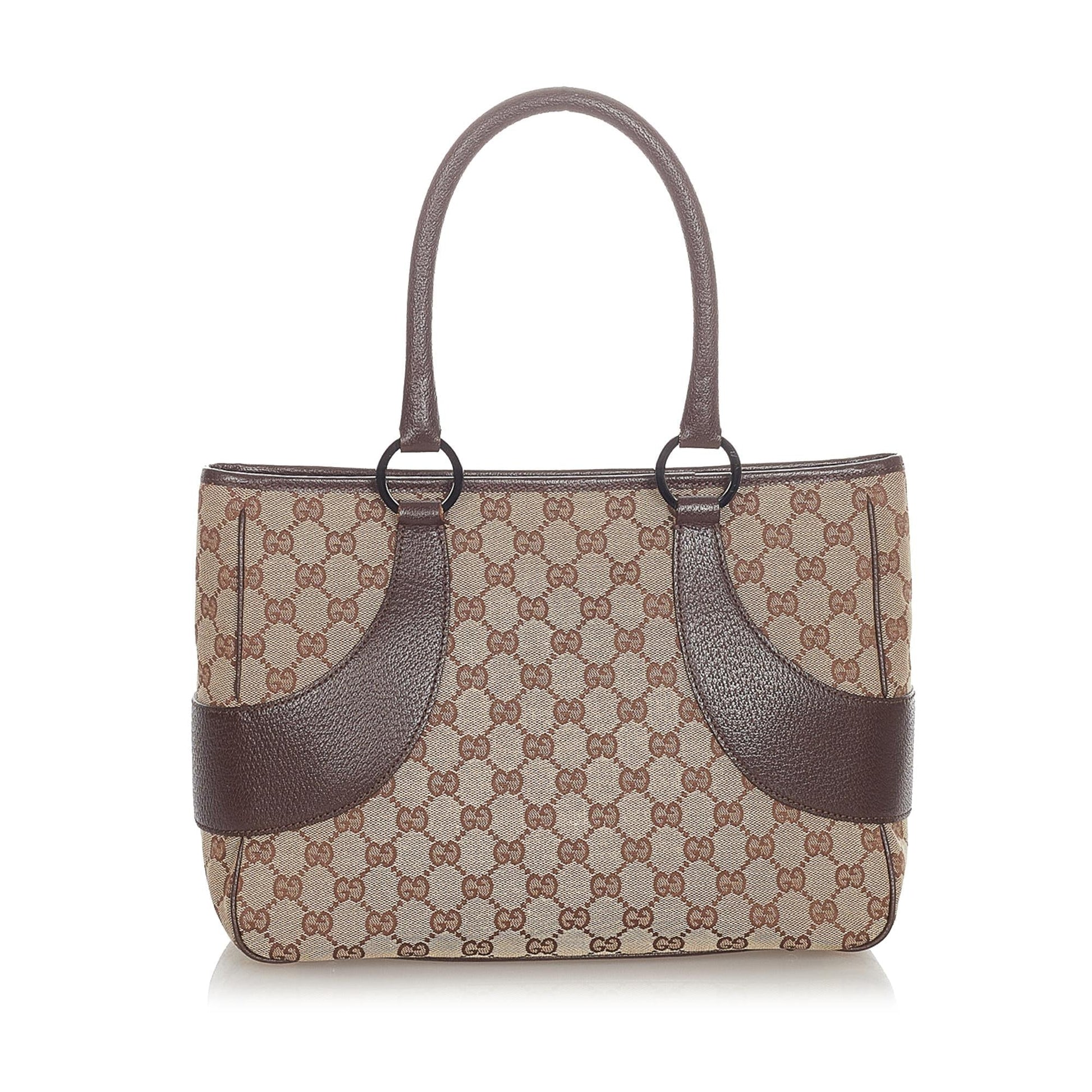 Gucci GG Canvas Tote Bag (SHG-36159)