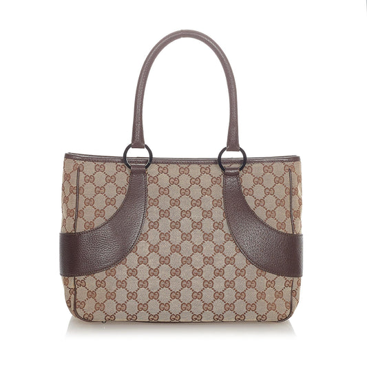 Gucci GG Canvas Tote Bag (SHG-36159)
