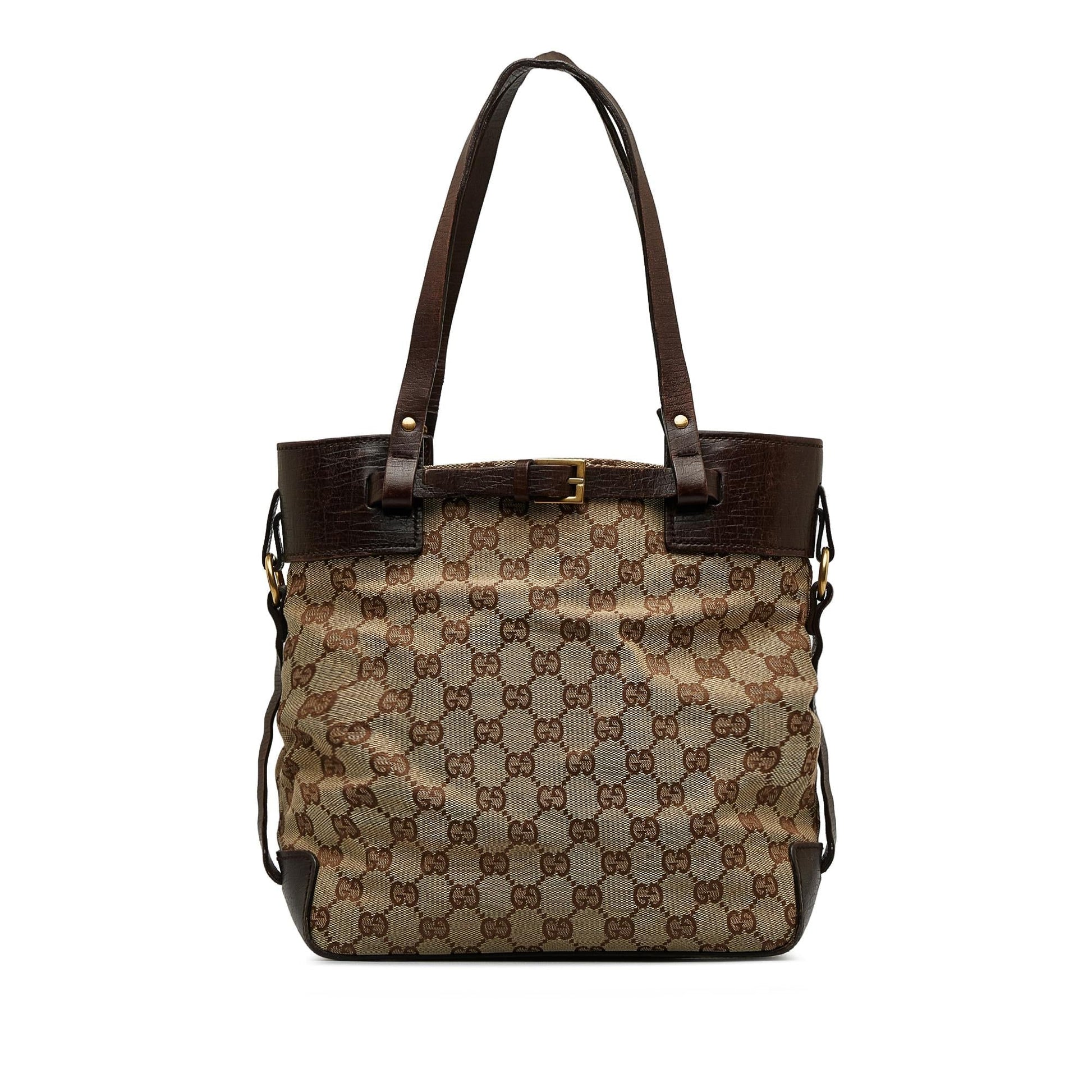 Gucci GG Canvas Tote Bag (SHG-RwdRiO)