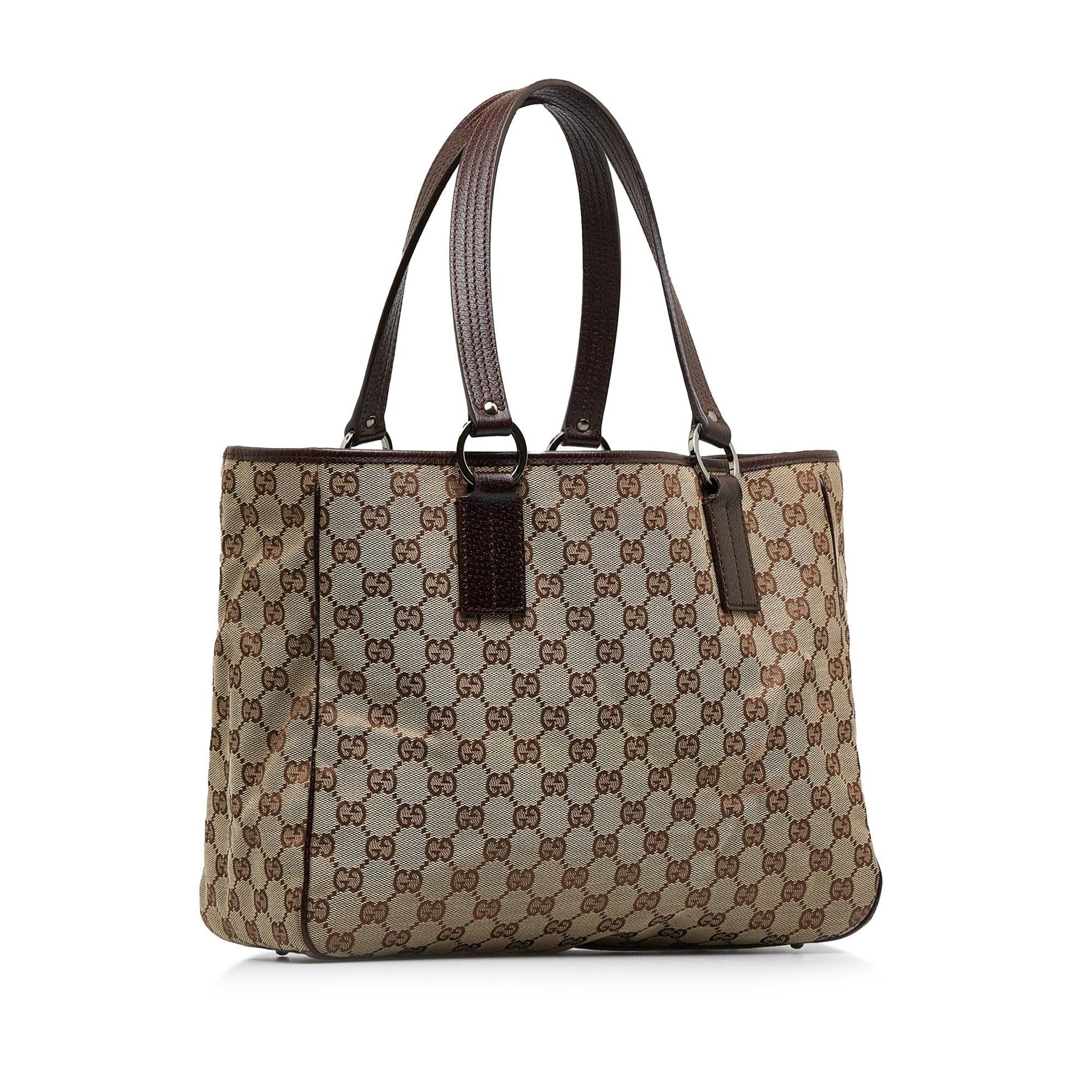 Gucci GG Canvas Tote (SHG-RviNOZ)
