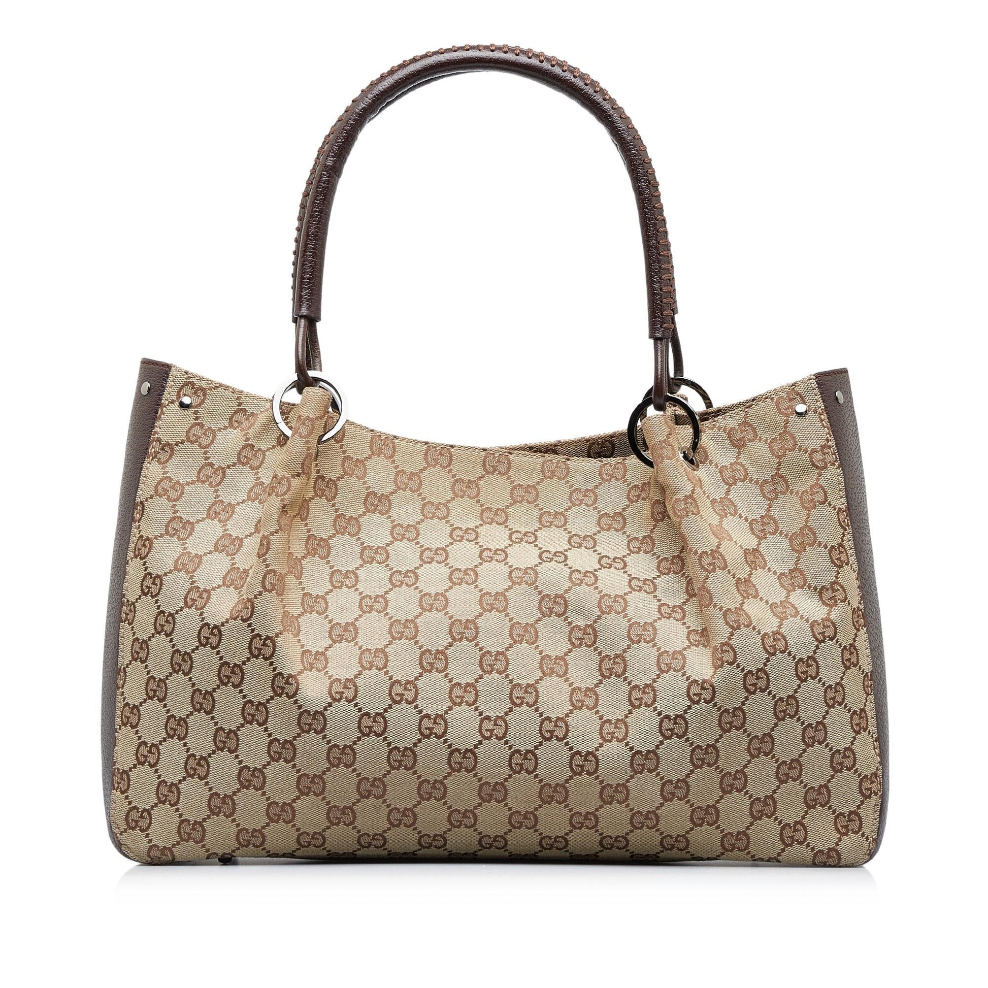 Gucci GG Canvas Tote (SHG-19tYgv)