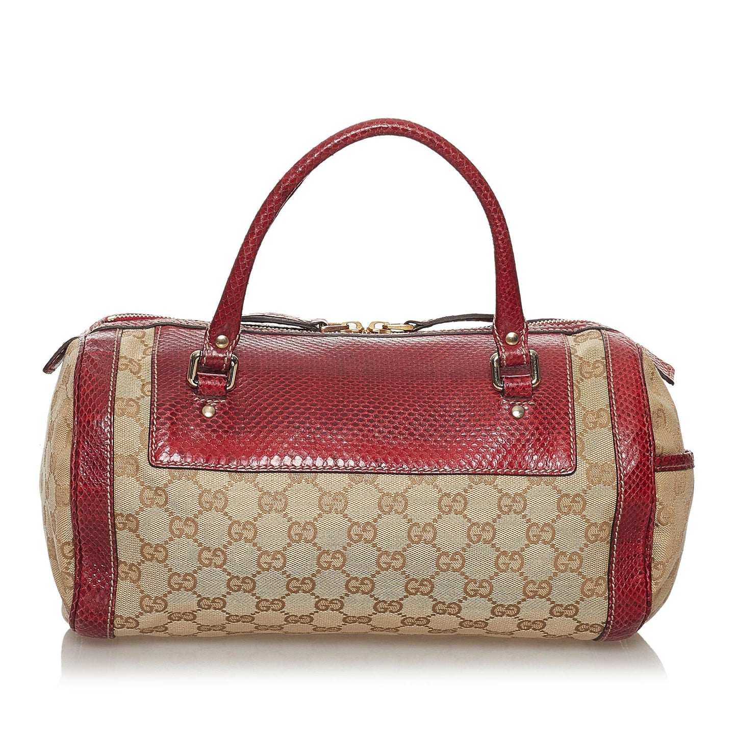Gucci GG Canvas Trophy Handbag (SHG-30899)